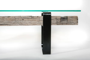 Glass Bench custom design/coffee table
