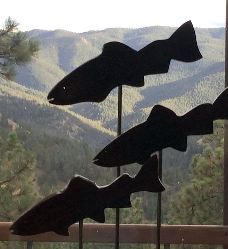 School of Fish in window
