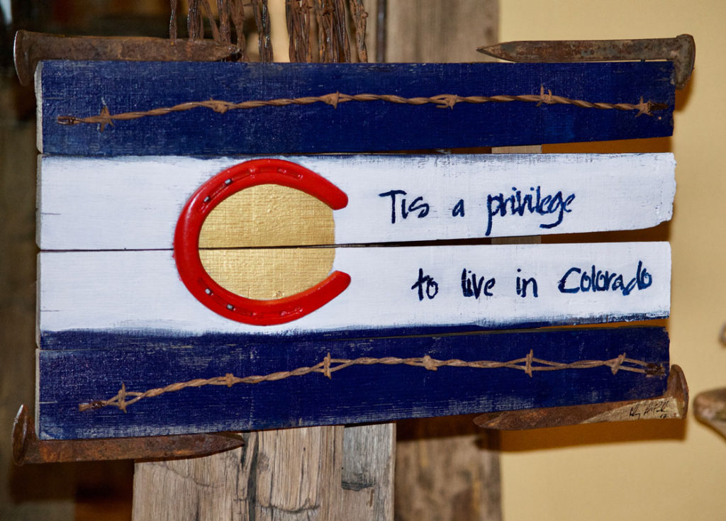 FlagTis a Privilege #1 - Colorado Flag by Poorman Design