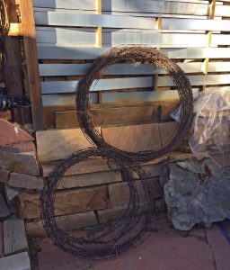 Rolls of Barbed Wire