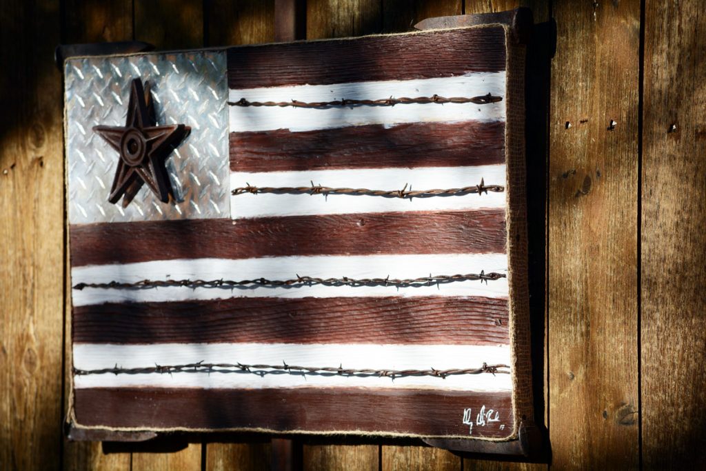 Single Star Frontier Flag