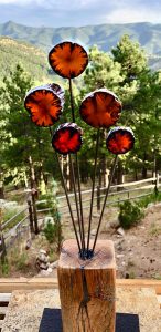 Elements on a Stick by Poorman Design - a smaller in stature typical sculpture by Poorman Design
