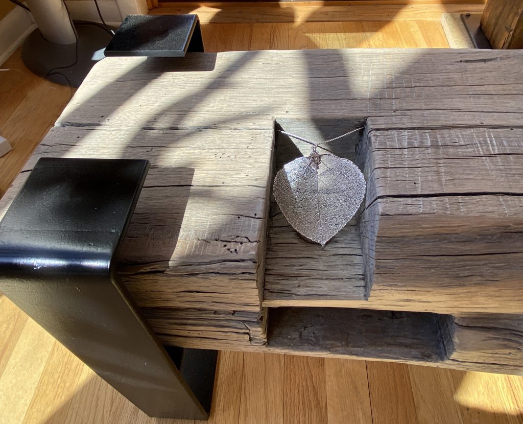 Aspen Leaf Coffee Table - tight