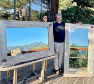 Mirrors wyoming snow fence wood Mirrors