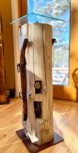 Hames Vintage Harness Yoke Table western antique elements by Denny